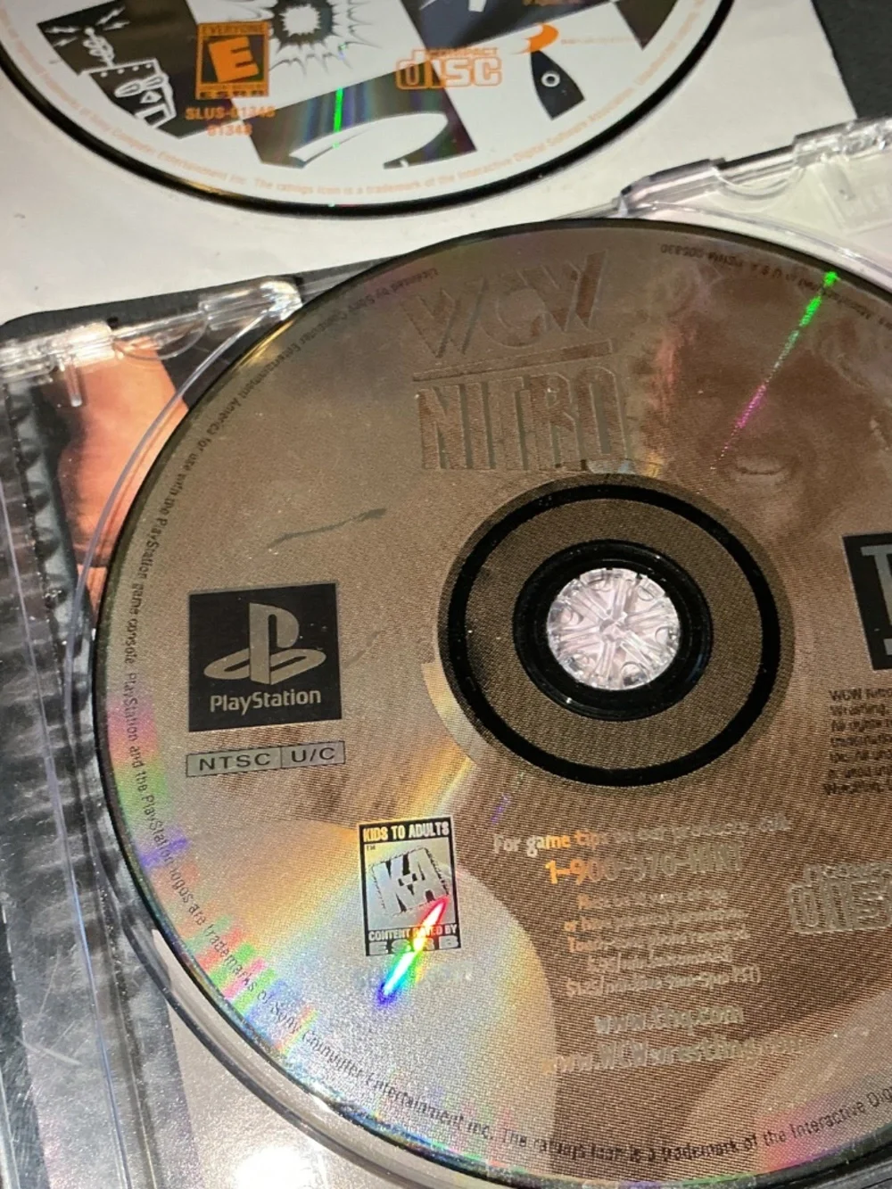 WCW Nitro & Tennis and pinball Big Race USA for Sony PlayStation one PS1